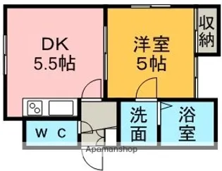 ステラ南ヶ丘【203号室】の間取り