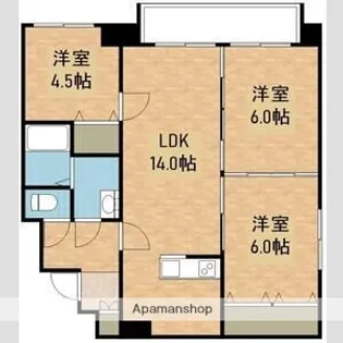 コルティーレ20【1102号室】の間取り