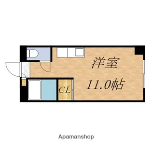 ベルテ北広島【207号室】の間取り