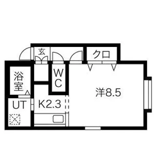 グランシエル【1階】の間取り