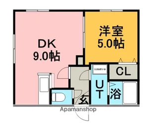 カステル大曲【1階】の間取り