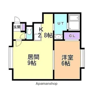 椎の実壱番館【106号室】の間取り