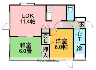 スターハイツC【103号室】の間取り