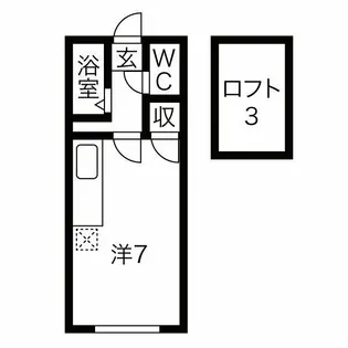 レスポアール文京台【105号室】の間取り