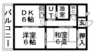第20松井ビル【303号室】の間取り