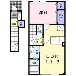 セクション ラ メール【2階】の間取り