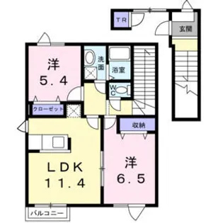 ブリーズヴィラ【2階】の間取り