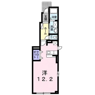 ベル アンジュ【1階】の間取り