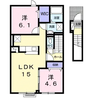 ポルテ【2階】の間取り