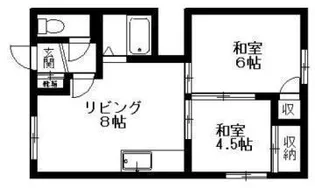 第一日の出ハイム【103号室】の間取り