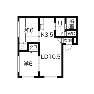 ハイツルミエール【201号室】の間取り