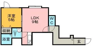 MKガーデン北野【202号室】の間取り