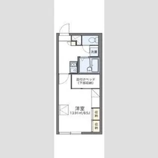 レオパレスさくら【207号室】の間取り