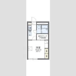 レオパレスエスポワール【203号室】の間取り