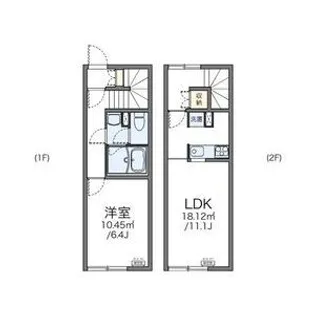 レオネクスト保水A【109号室】の間取り
