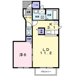 スカイピア文京1 D棟【1階】の間取り