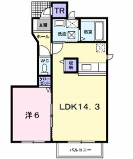 エミネンス和 二番館【1階】の間取り