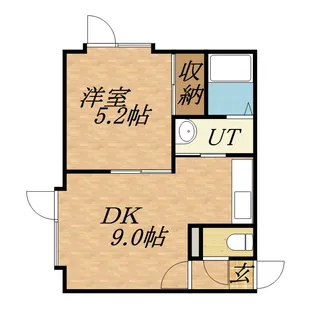 メイプルハイツⅡ【306号室】の間取り