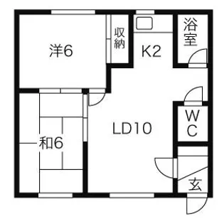 グランドハイツ【2階】の間取り