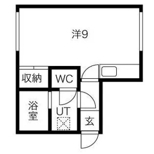 エクセレンス野幌【205号室】の間取り