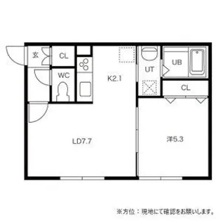 M FERIO(エム フェリオ)【0105号室】の間取り