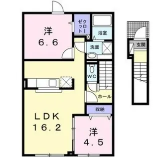 ひまわりⅢ【2階】の間取り
