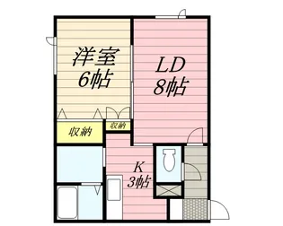 グランデュールII【203号室】の間取り