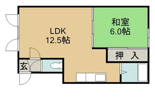 コーエーハイツ【201号室】の間取り