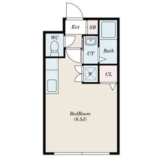 ARTNOW清田【102号室】の間取り