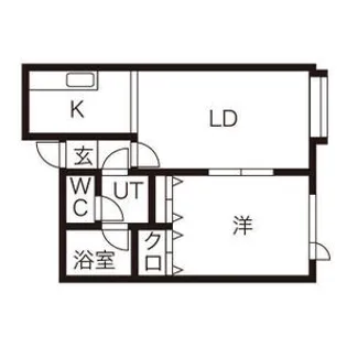 美しが丘レモンハイツ【B101号室】の間取り