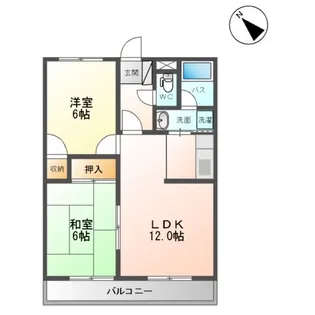 ハイツユートピア【00202号室】の間取り