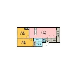 ラ・カーサ・リブロ【403号室】の間取り