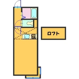 コーポ白楊【208号室】の間取り