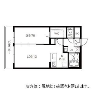 BRESCIA(ブレシア)【0205号室】の間取り