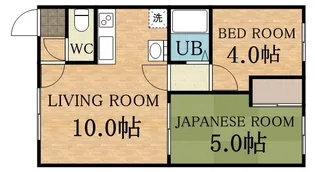 北海道札幌市白石区栄通10丁目【アパート】の間取り