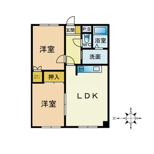 スターハイツ北野【306号室】の間取り