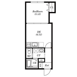ベルコート文京台【107号室号室】の間取り