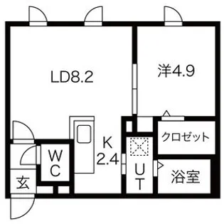 HOUSE OF MARQUIS Ⅸ(ハウスオブマーキス9)【1階】の間取り