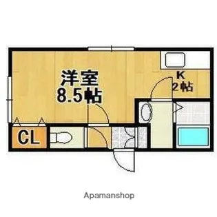 CANAAN黄金南Ⅰ【2階】の間取り