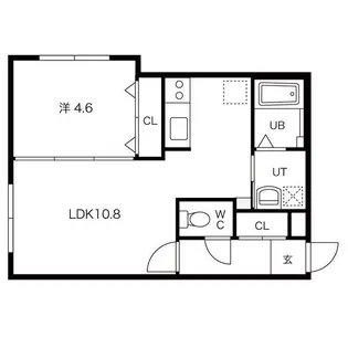 ORNIS千歳(オルニス千歳)【2階】の間取り