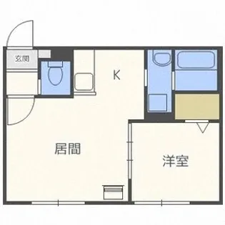 LA・CLASSE駒場町【2階】の間取り