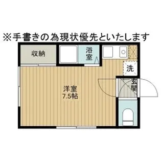 パブリックヴィラⅠ【101号室】の間取り