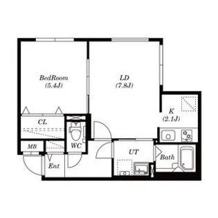 BRILLER MOTOMACHI(ブリエ モトマチ)【3階】の間取り