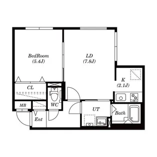 BRILLER MOTOMACHI(ブリエ モトマチ)【1階】の間取り