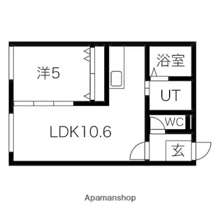 プルミエール・ミウ・ヴィ【2階】の間取り