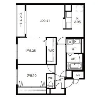 ラヴィⅡ【3階】の間取り