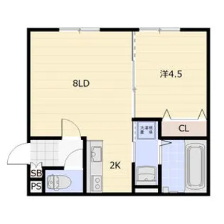 リッツ・カールトン柏木【2階】の間取り