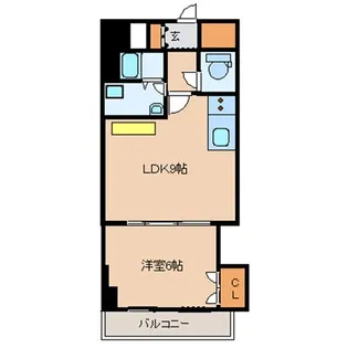 スカイヴィレッジ【9階】の間取り