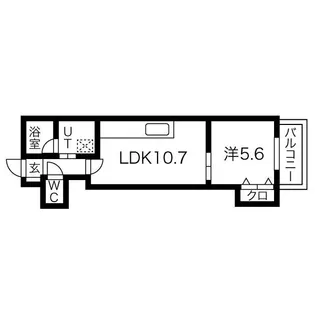 マハロ【1階】の間取り