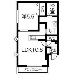 モンレーヴII【3階】の間取り